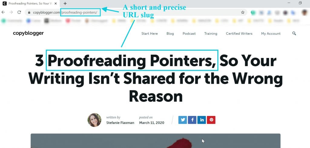 Proofreading pointers