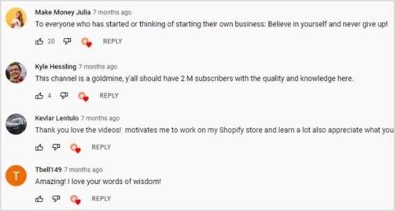 Youtube Strategy for Brands - Like Comments