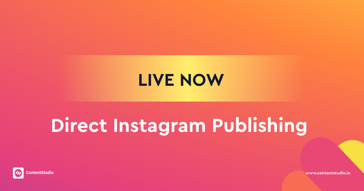 Facebook-Direct Instagram Posting