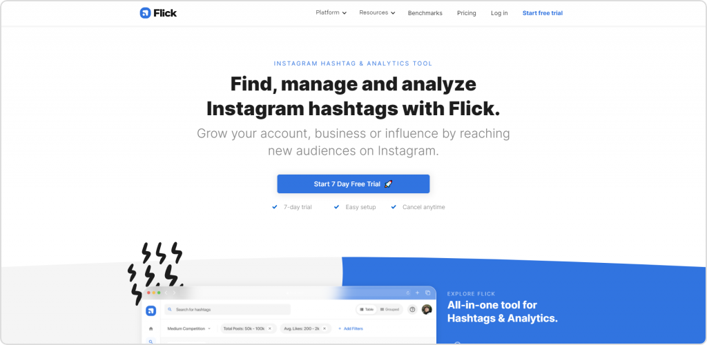 FlickTech-Instagram hashtag tool