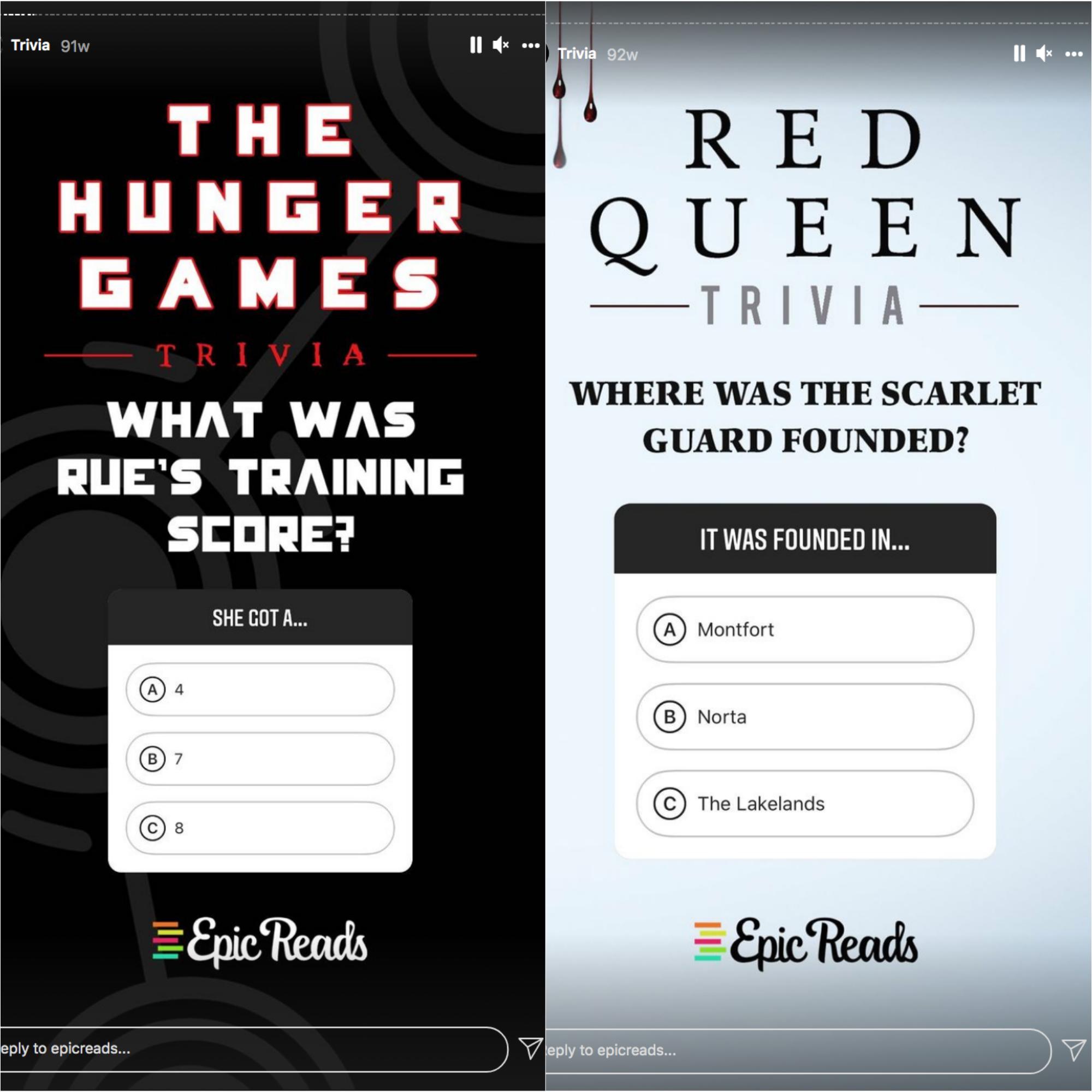 Trivia by Epic reads