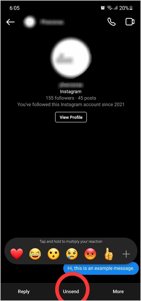 unsend messages on instagram