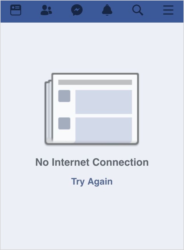No Internet Connection