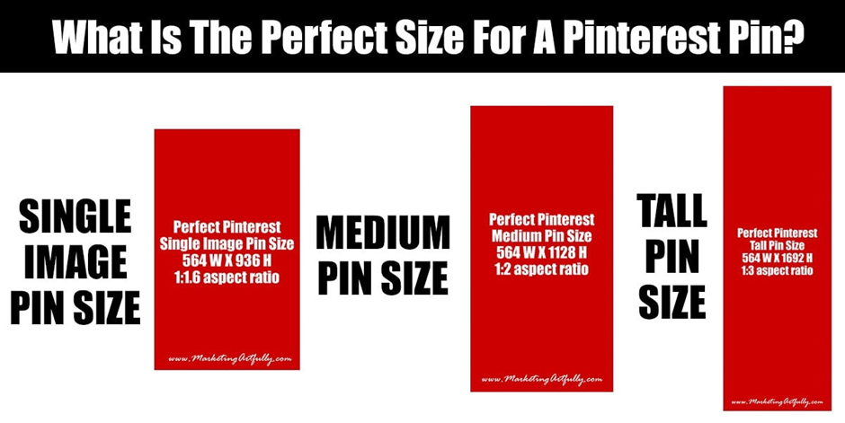 Pinterest pin size