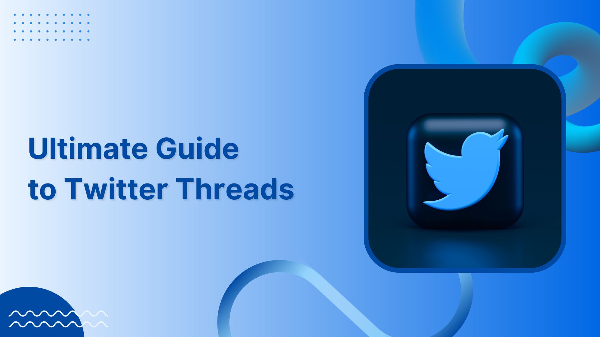 Guide to twitter threads