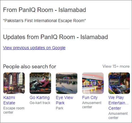 people also search for tab