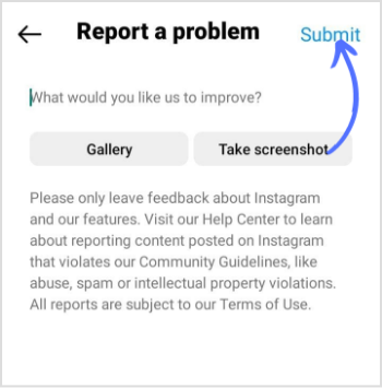 Submit your report
