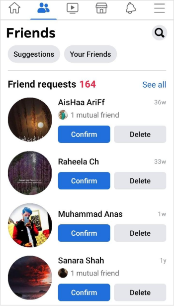 friend request