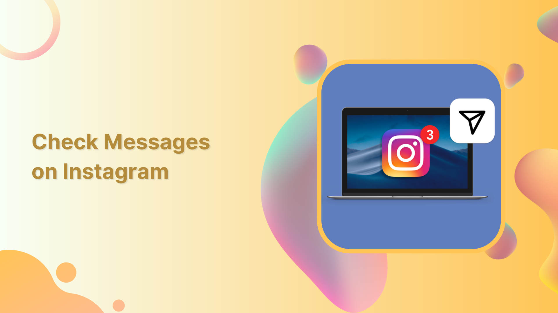 Check messages on Instagram