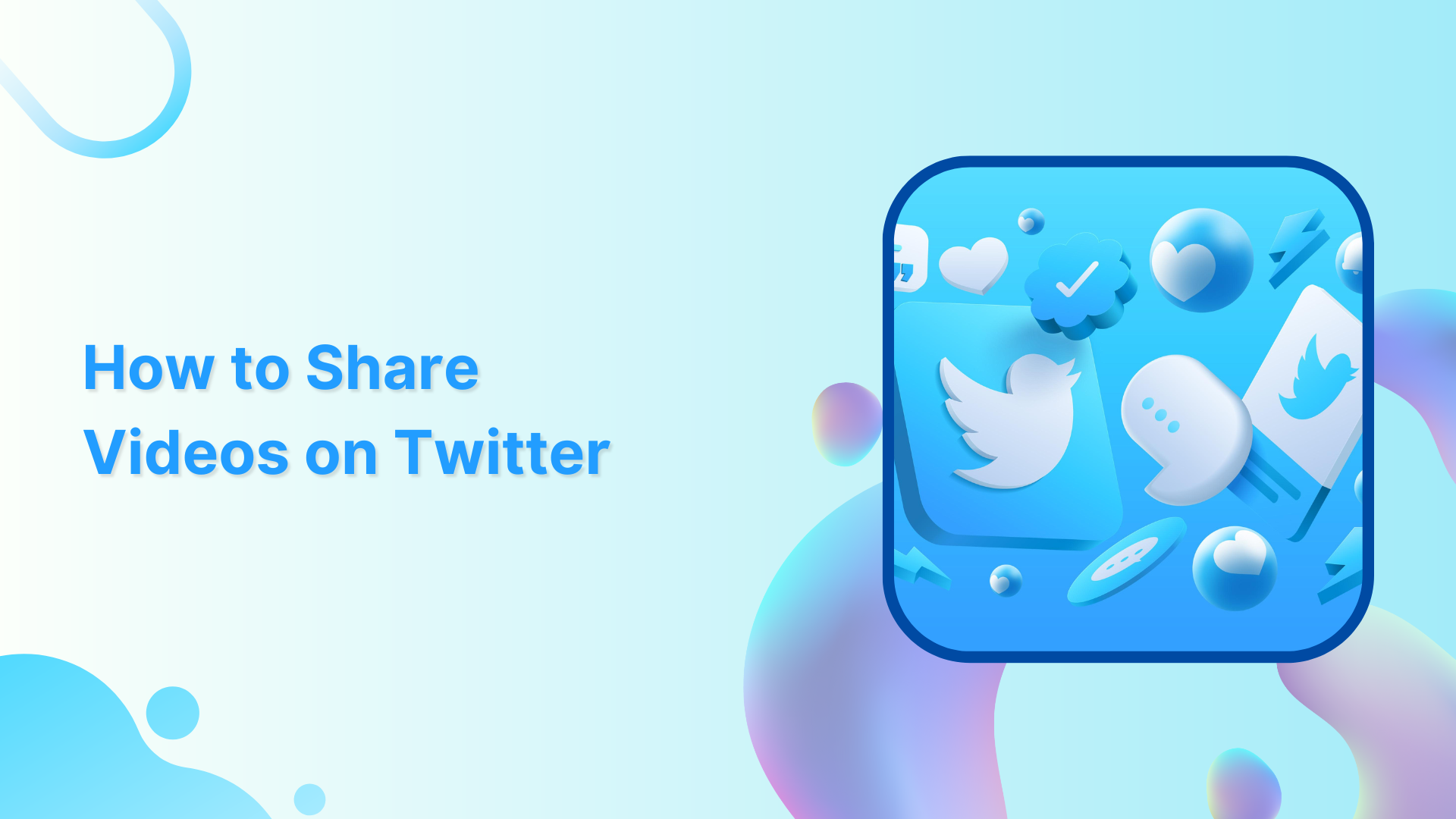 How to share Videos on Twitter