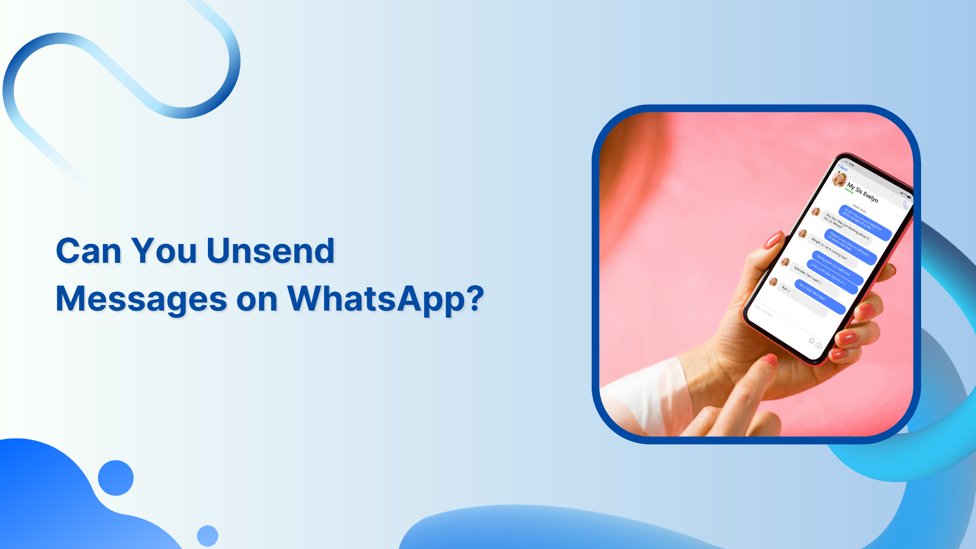 Unsend Message on WhatsApp
