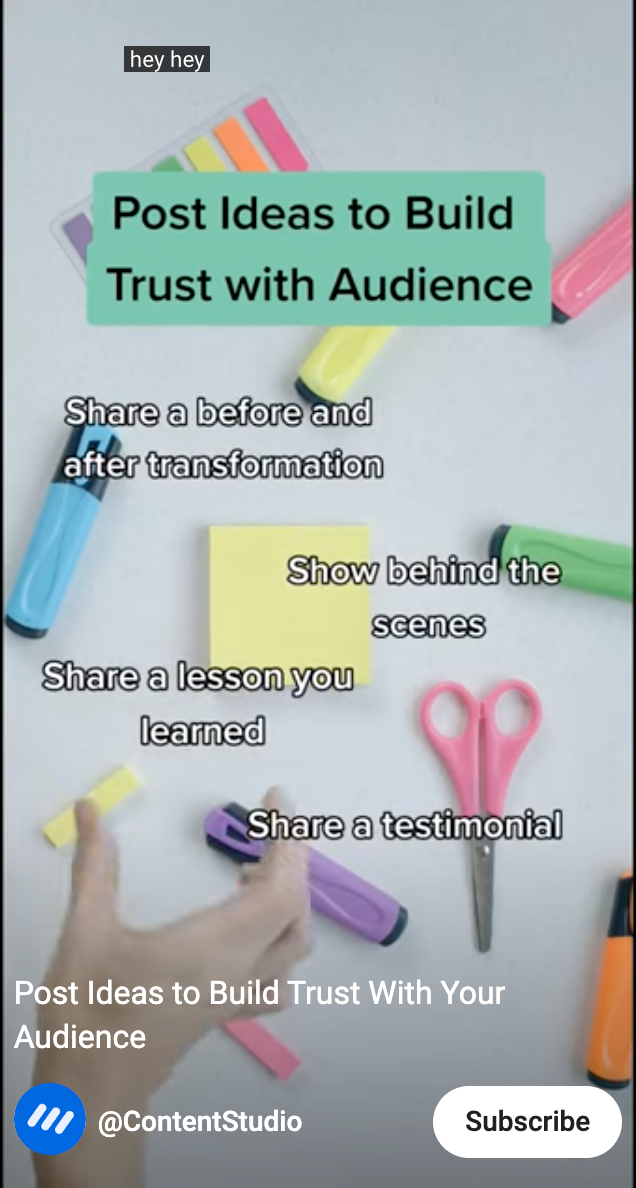 Post Ideas to Build Trust With Your Audience