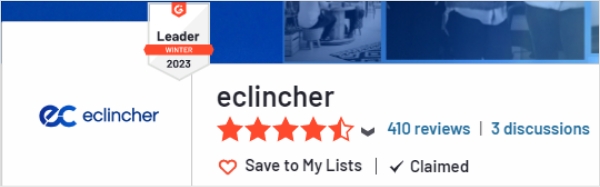 eClincher g2 ratings