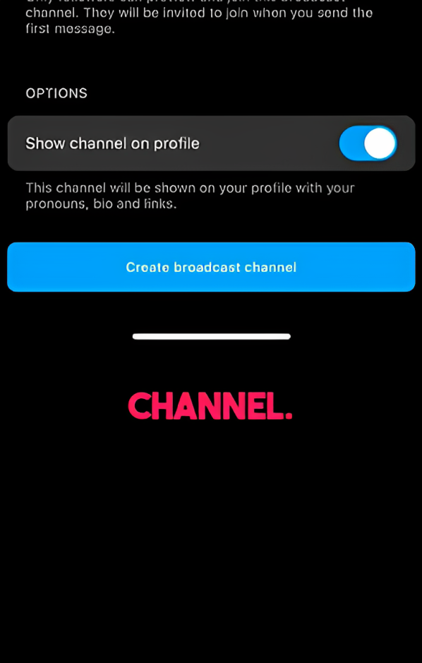 create broadcast channels