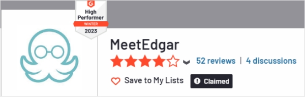 meetedgar g2 rating