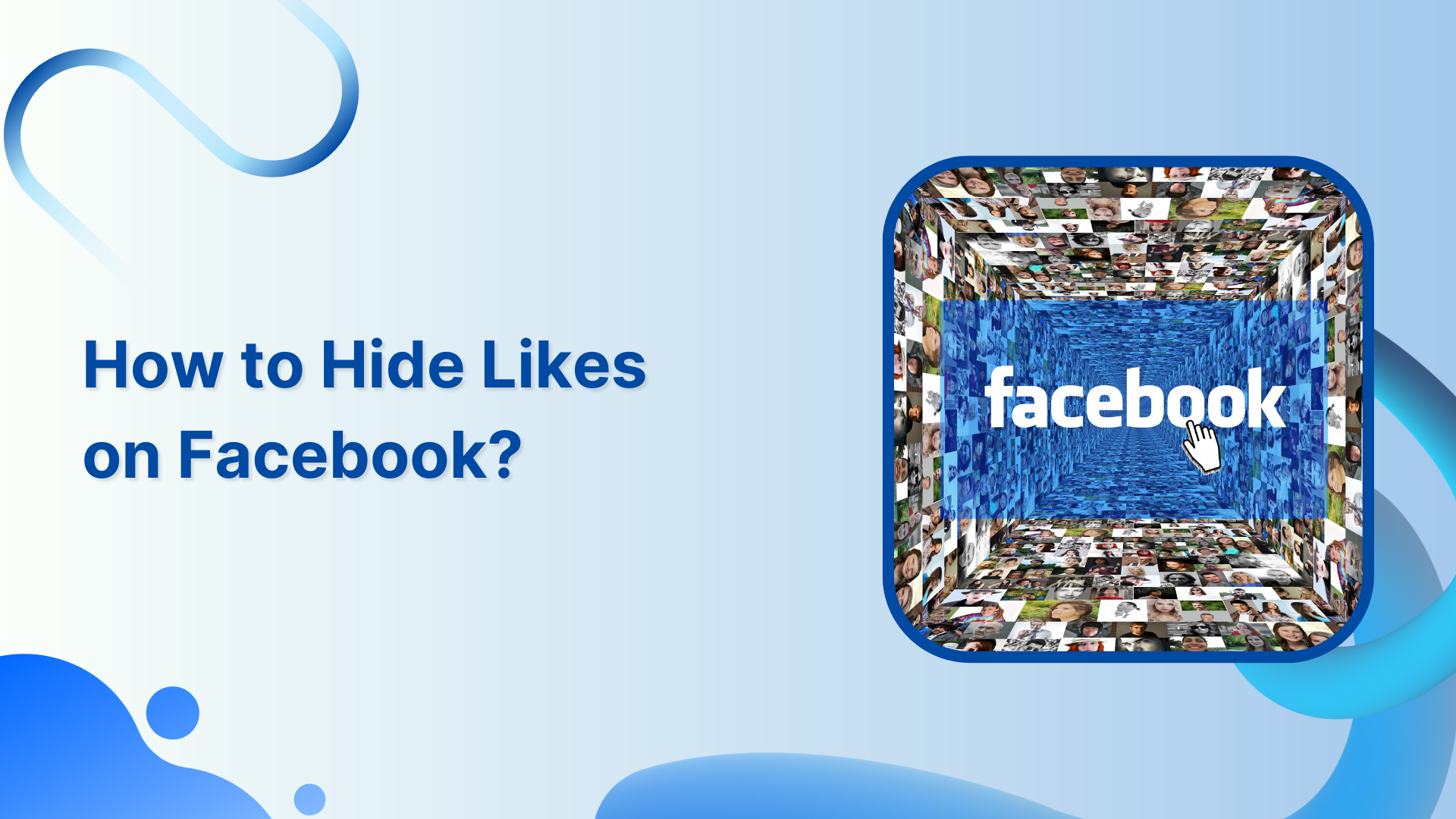 How to hide likes on FB