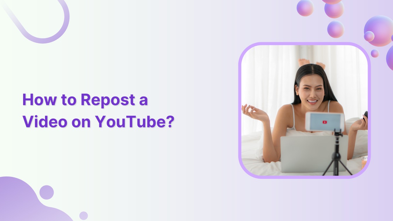 how to repost a video on youtube