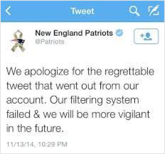 Patriot apology