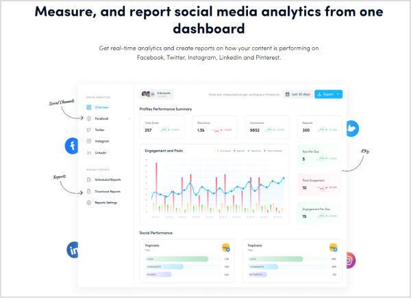 detailed social media analytics report