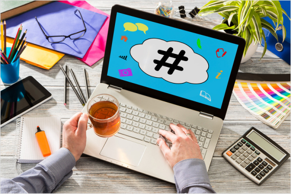 use hashtags in content strategy