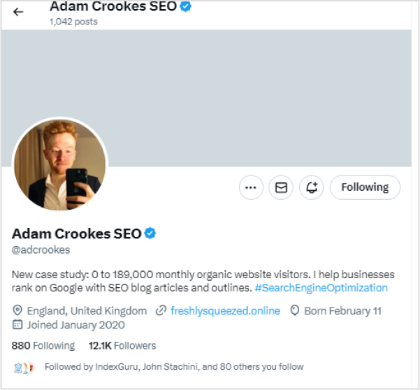 Adam crookes - Build processes 