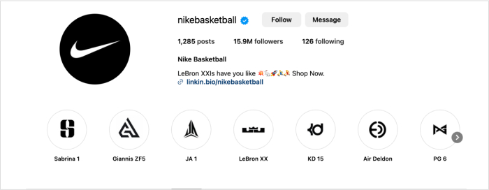 nike basketball social media community