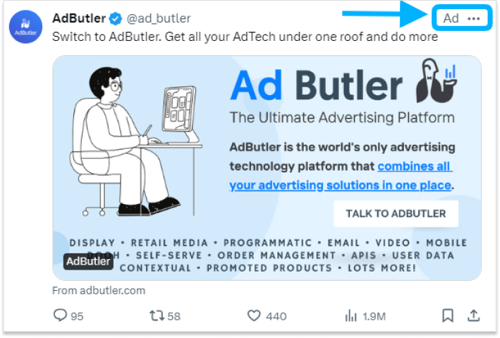 Twitter ad