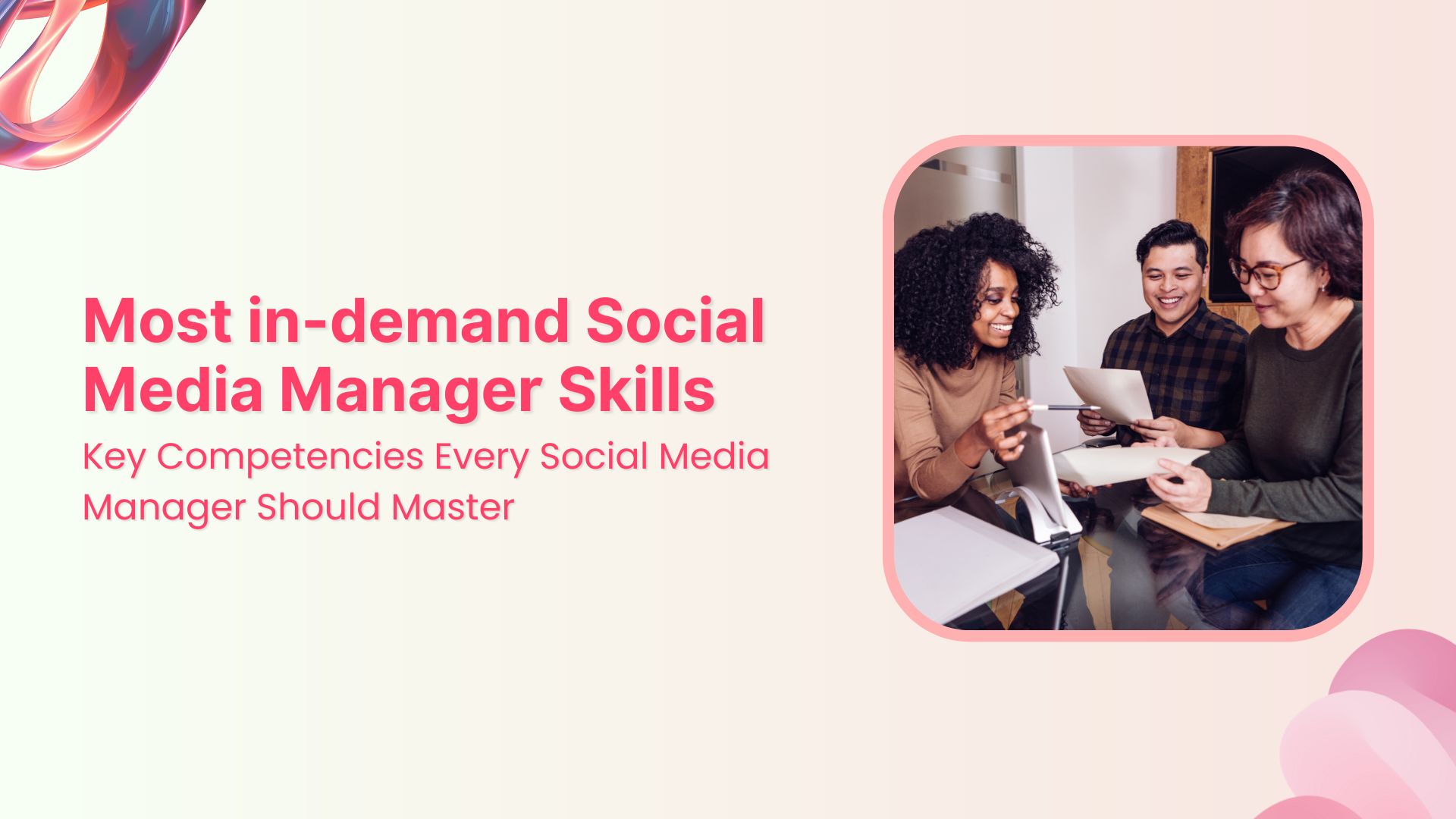 social media manager skills