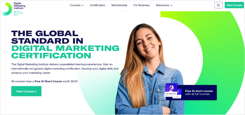 Digital Marketing Institute's Social Media Marketing Certification