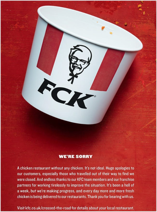 KFC Chicken Shortage