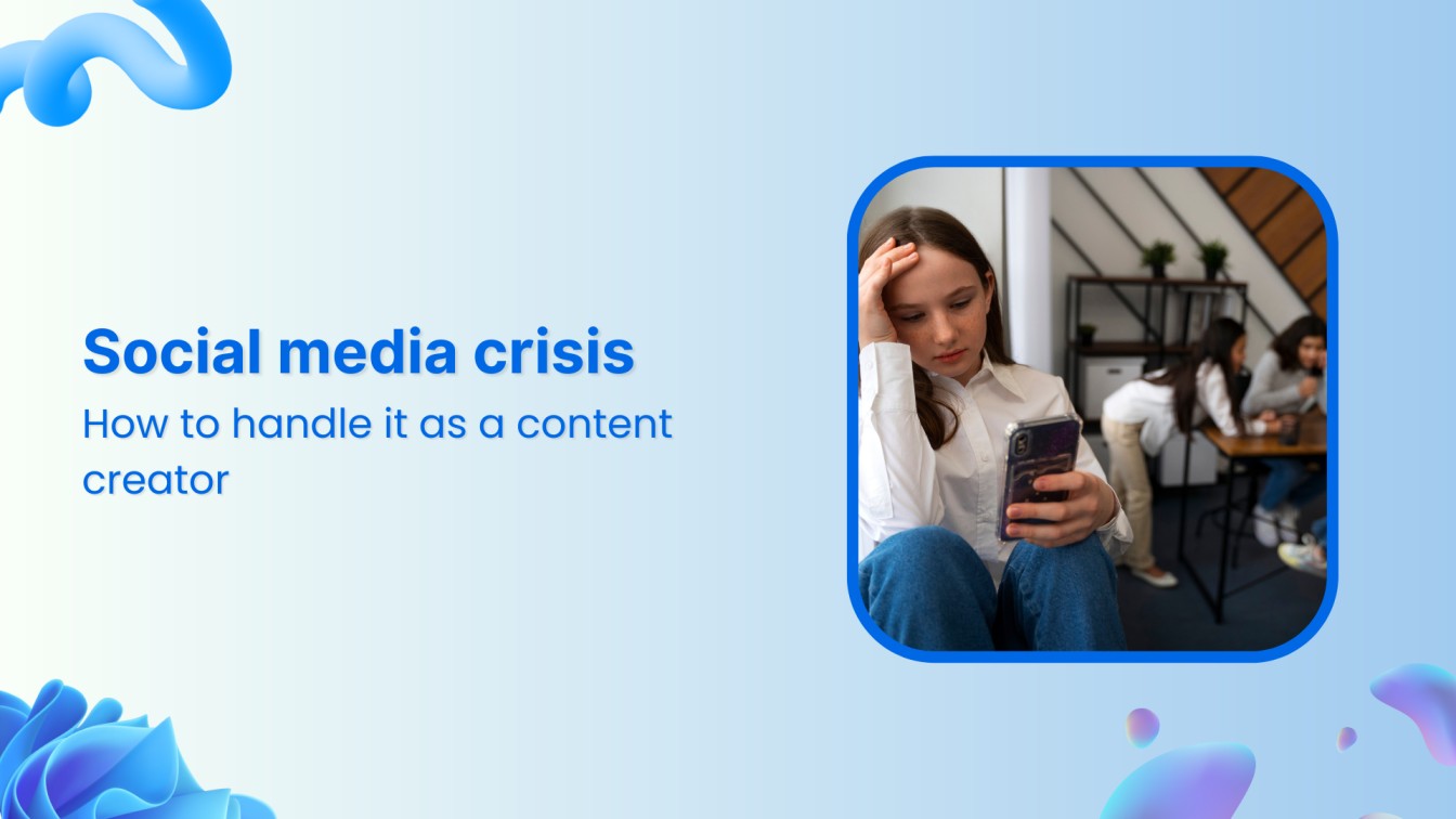 Social media crisis: How to handle it as a content creator