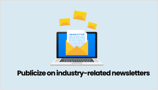 Advertise on email newsletters