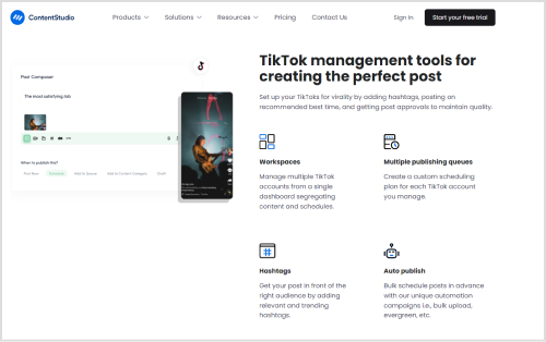 tiktok management tools