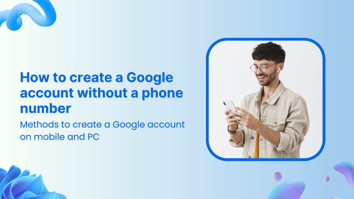 Create Google account without a phone number