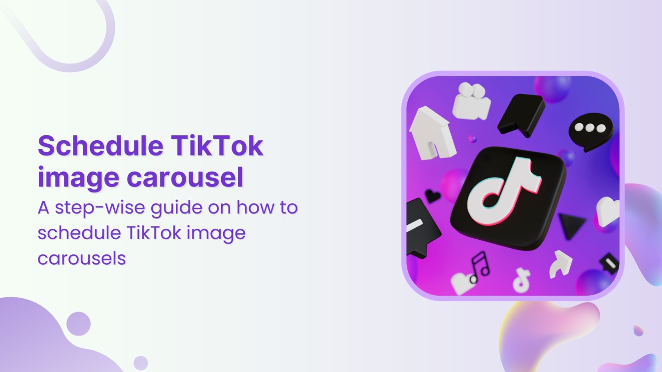 How to schedule a TikTok image carousel
