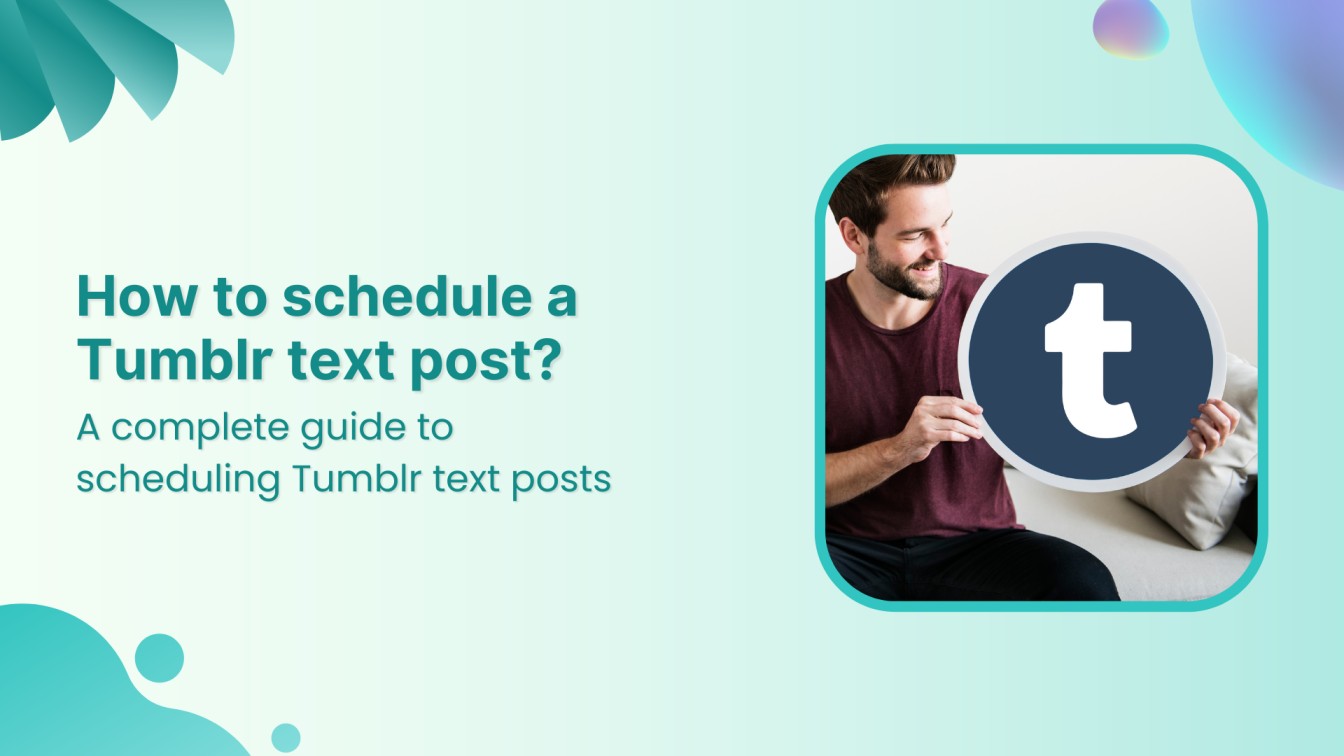How to schedule a Tumblr text post