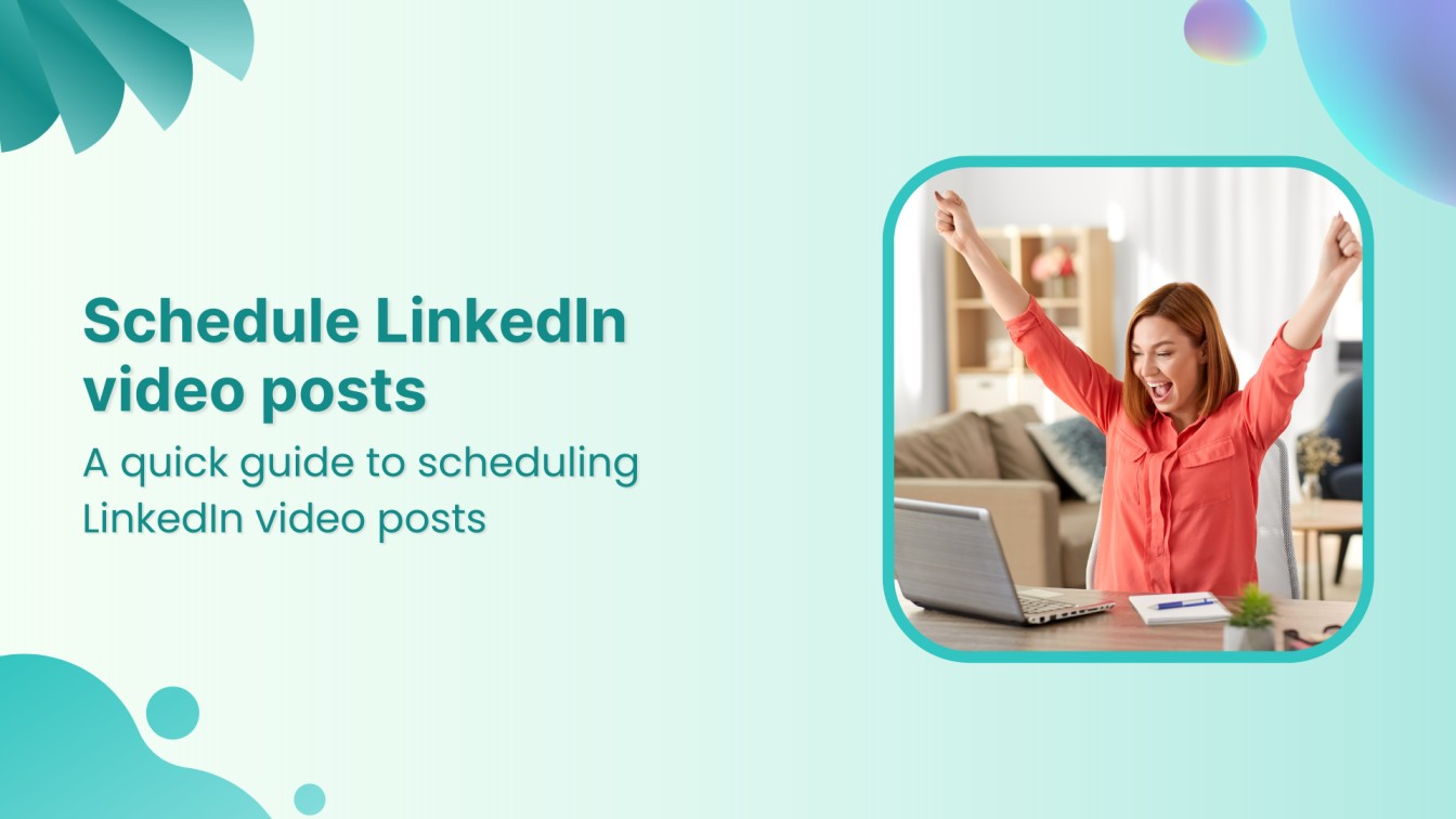 how to schedule linkedin video posts