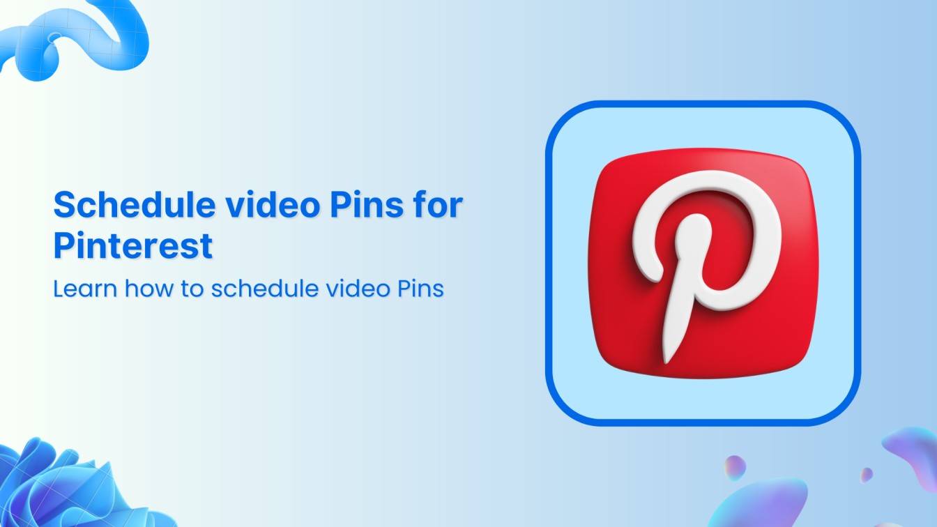 how to schedule video pins for pinterest